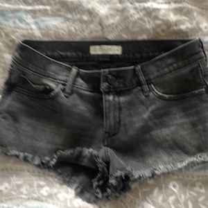 Denim cut off shorts